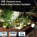 Corded Electric Warm White 120V LED Landscape and Walkway Light